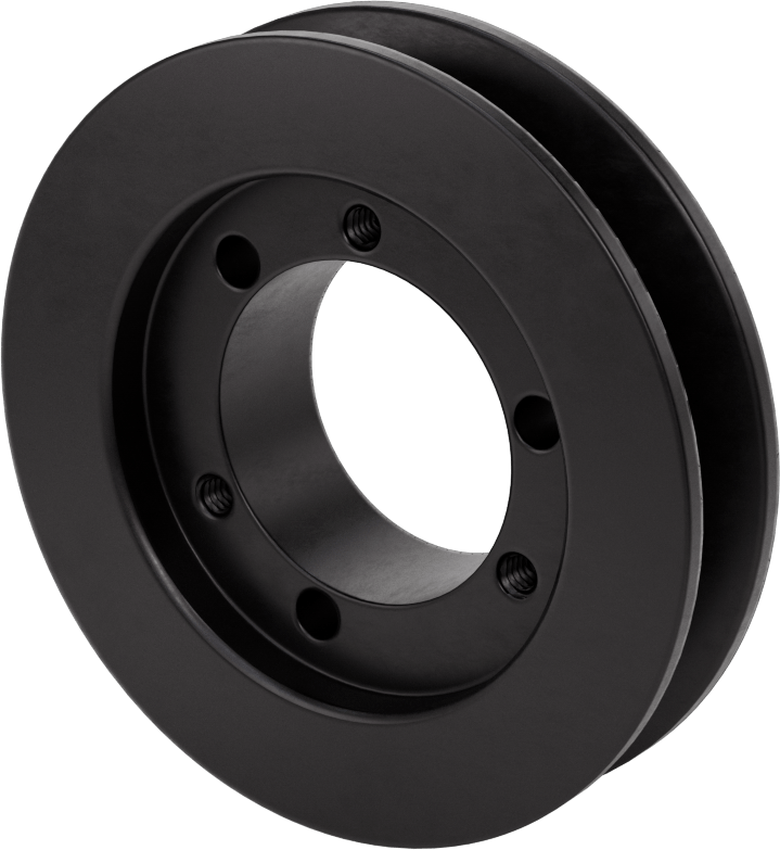 Hızlı Ayırmalı Burç Delikli V-Kayış Tahrik Kasnağı, a için, Ax ve B, BX Kayışları, 1 Oluk, 4.34" OD