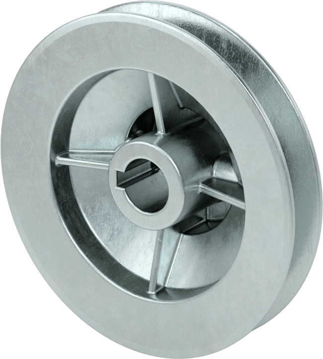 Hızı Ayarlanabilir V-Kayış Tahrik Kasnağı, 4", 3“ ve 2” Dış Çaplı Yivler, 5/8" Mil Çapı için