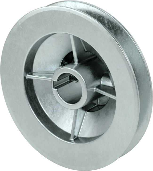 Hızı Ayarlanabilir V-Kayış Tahrik Kasnağı, 4", 3“ ve 2” Dış Çaplı Yivler, 3/4" Mil Çapı için
