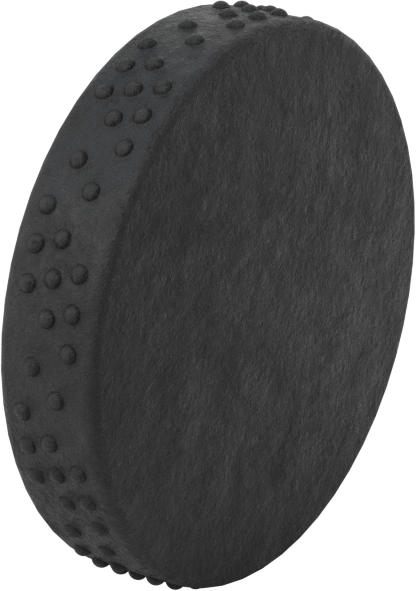 Comfort-Grip Plastik Tırtıllı Düğme, 5/16"-18 Dişli Delik, 2" Baş Çapı