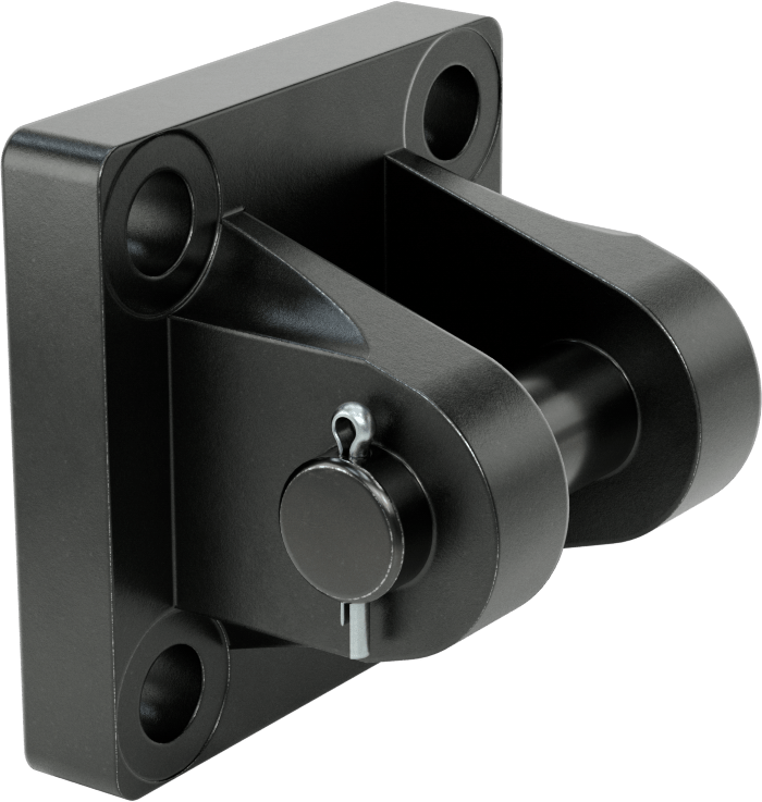 3/4" Pim Çapı, Hidrolik Silindir için 3-1/2" Genişliğinde Çelik Çatal Braket