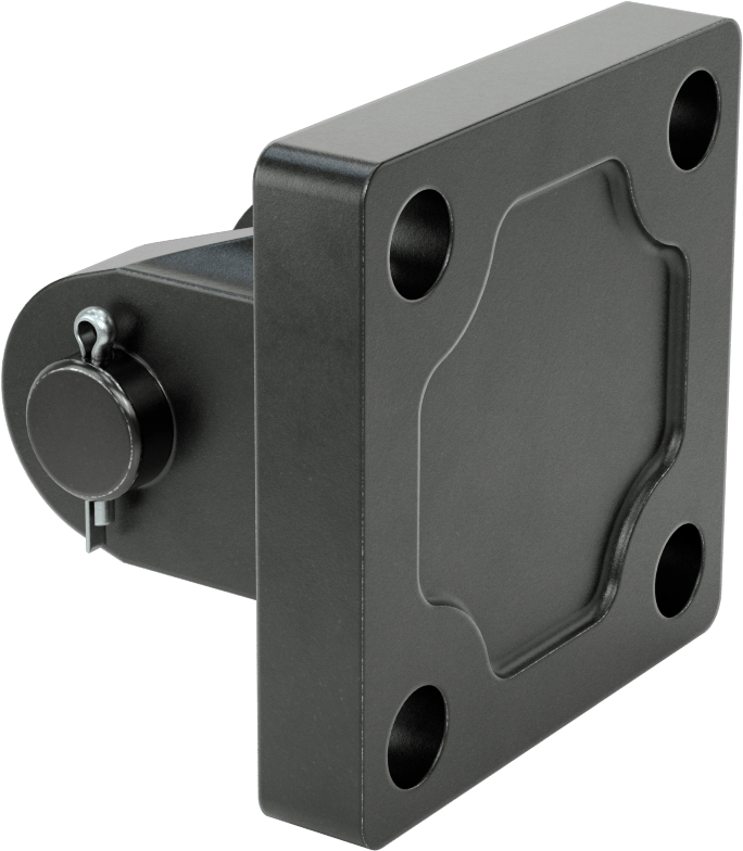3/4" Pim Çapı, Hidrolik Silindir için 3-1/2" Genişliğinde Çelik Çatal Braket
