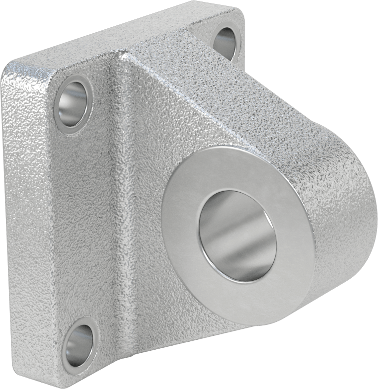 1 3/8" Pim Çaplı Hidrolik Silindir için Demir Pivot Braketi