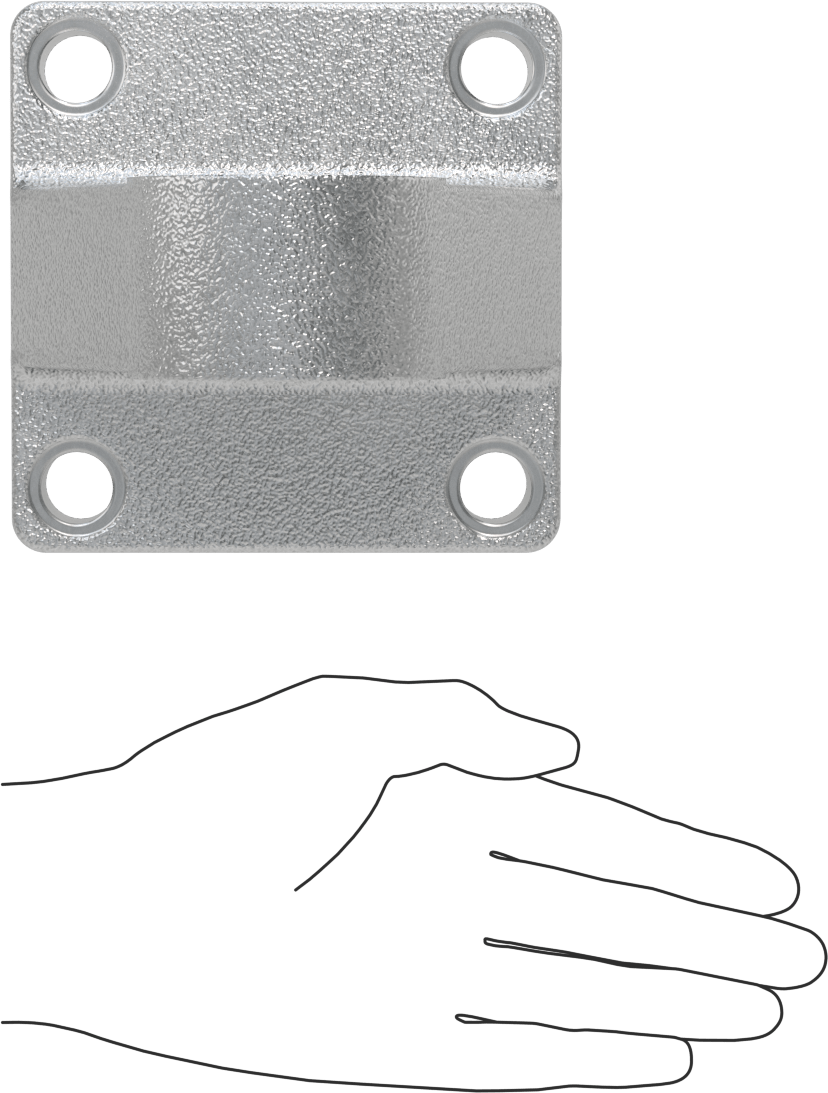 1 3/8" Pim Çaplı Hidrolik Silindir için Demir Pivot Braketi