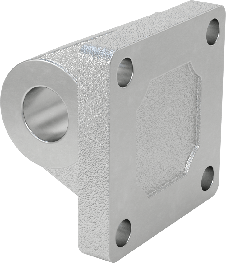 1 3/8" Pim Çaplı Hidrolik Silindir için Demir Pivot Braketi