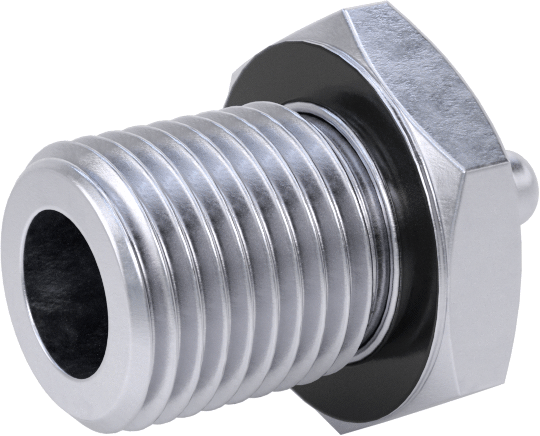Pirinç Düşük Basınçlı Dikenli Boru Bağlantısı, Nikel Kaplı, Adaptör, 4 mm Boru İç Çapı x 1/4 BSPP Erkek için