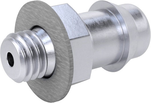 Pirinç Düşük Basınçlı Dikenli Boru Bağlantısı, Nikel Kaplı, Adaptör, 6 mm Boru İç Çapı x M5 Erkek Dişli için