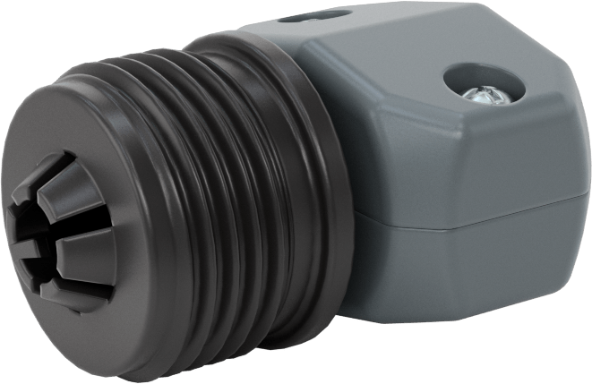 Dikenli Bahçe Hortumu Takılabilir Bağlantı Parçası, 1/2" Hortum İç Çapı x 3/4 GHT Erkek için Naylon Adaptör