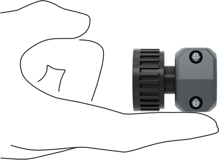 Dikenli Bahçe Hortumu Takılabilir Bağlantı Parçası, 1/2" İç Çaplı Hortum x 3/4 GHT Dişi için Naylon Adaptör