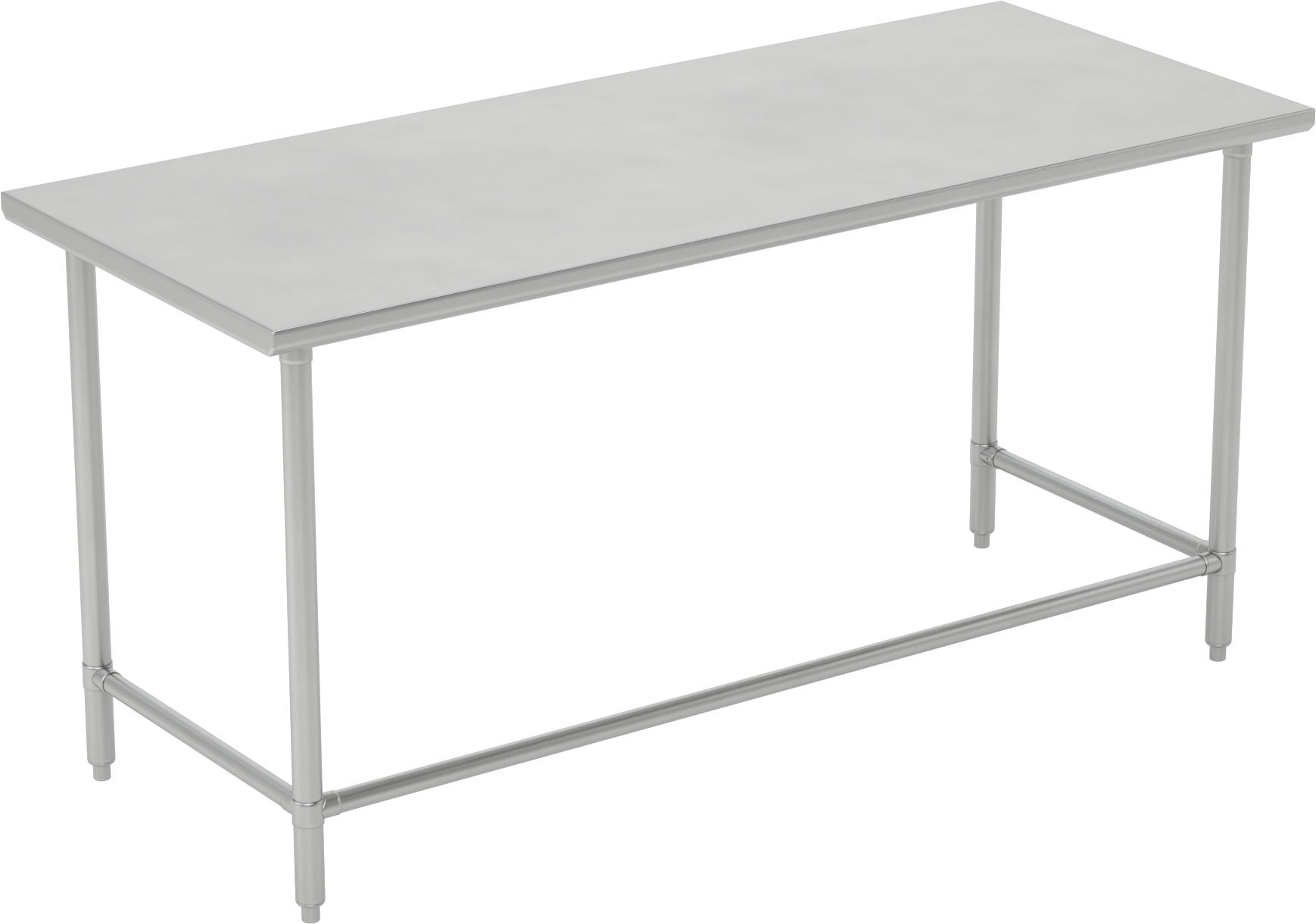 Paslanmaz Çelik Masa, Sabit, 36" Yükseklik, 72“ Genişlik x 30” Derinlik
