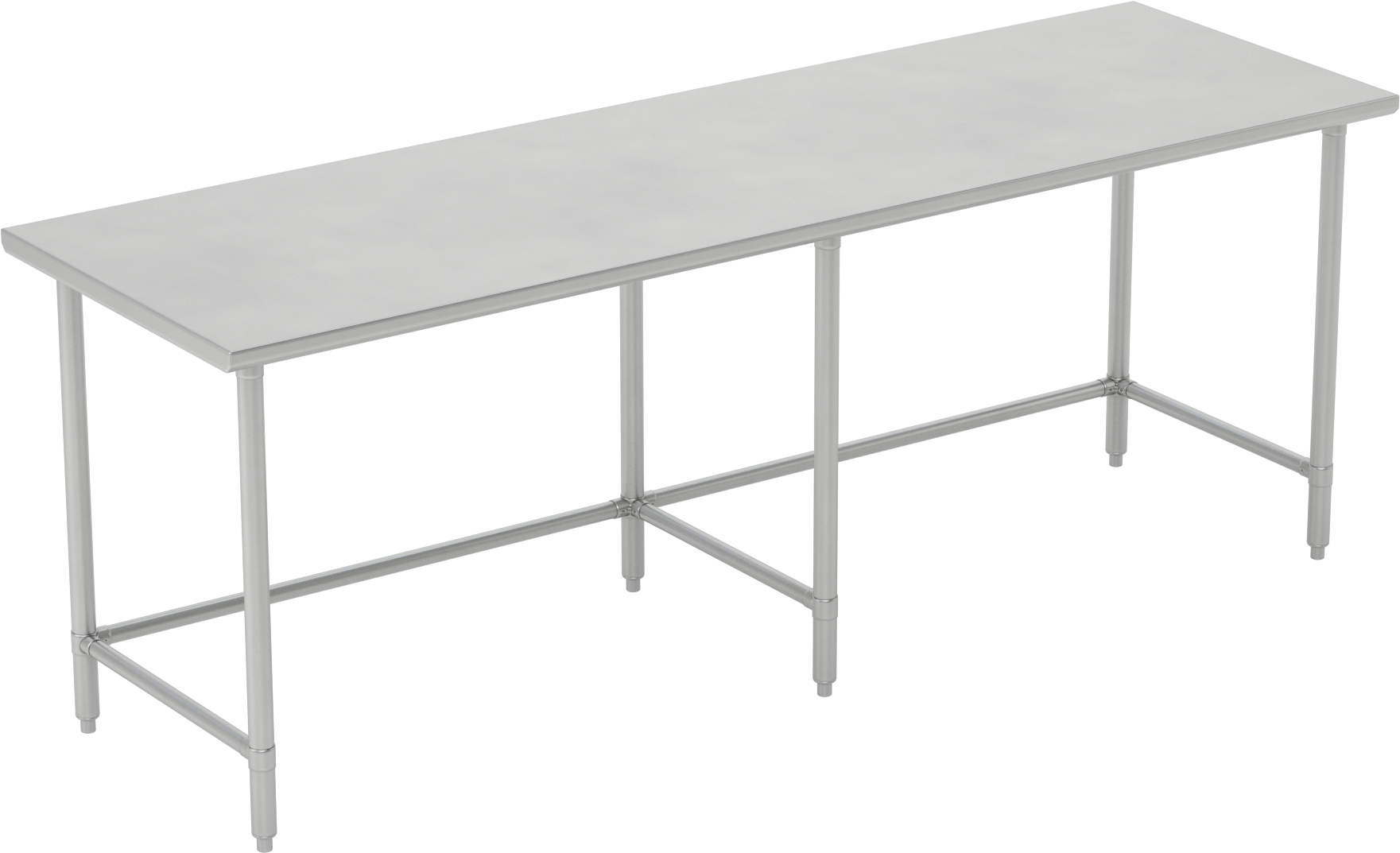Paslanmaz Çelik Masa, Sabit, 36" Yükseklik, 96“ Genişlik x 30” Derinlik