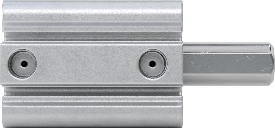 Esnek Montajlı Hava Silindiri, Çift Etkili, 1-1/4" Delik, 1,77 inç Genişlik, 1-1/16" Strok