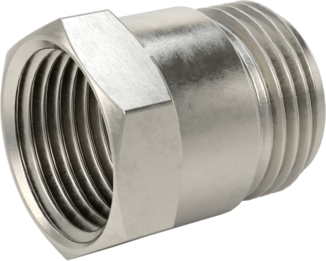 303 Paslanmaz Çelik Bahçe Hortumu Bağlantı Parçası, Burç Adaptörü, 3/4 GHT Erkek x 3/4 NPT Dişi