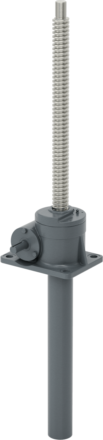 Acme Vidalı Kriko, Dik, 10000 lbs. Kapasite, 18" Hareket Uzunluğu