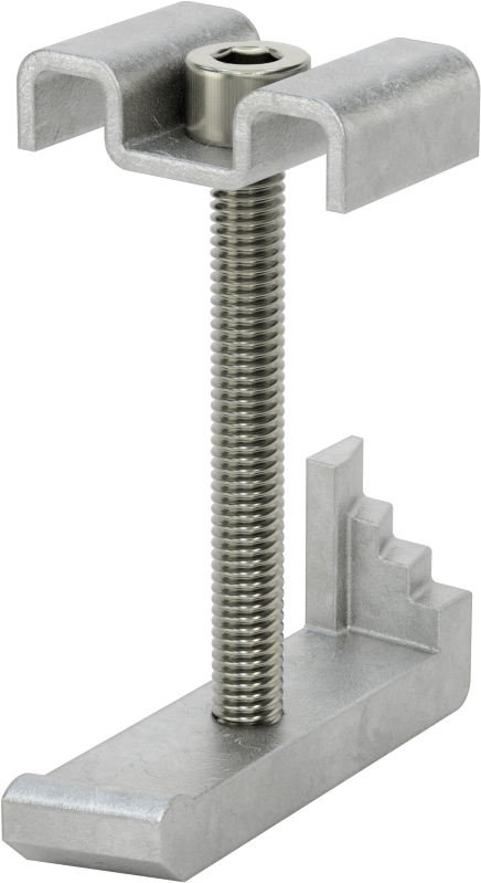 Metal Çubuk Izgara Klipsi, Galvanizli Çelik, 2“ ila 3” Yatak Çubuğu Yüksekliği için
