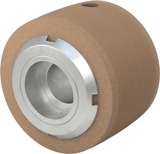 Pulley, for 1" Wide Flat Belt, 2" OD, for 5/8" Shaft Diameter
