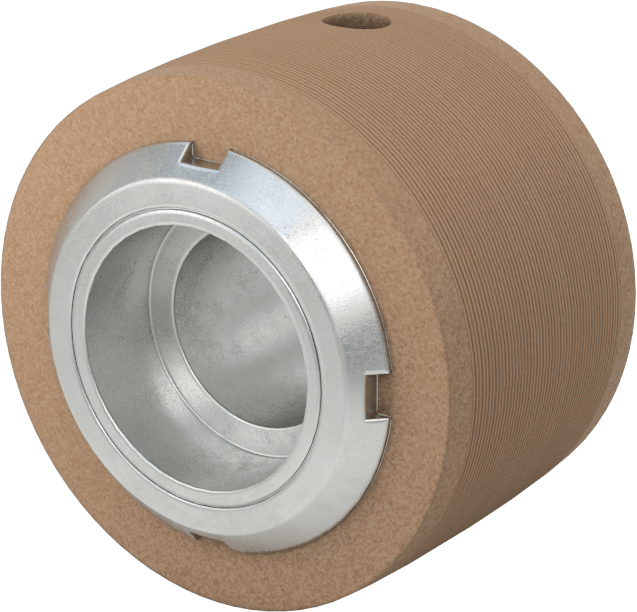 Pulley, for 1" Wide Flat Belt, 2" OD, for 3/4" Shaft Diameter
