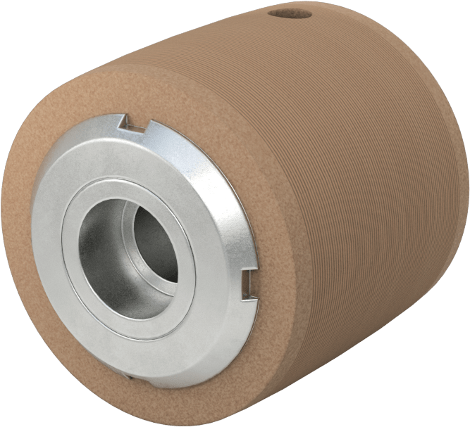 Pulley, for 1.5" Wide Flat Belt, 2" OD, for 1/2" Shaft Diameter