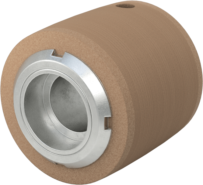Pulley, for 1.5" Wide Flat Belt, 2" OD, for 3/4" Shaft Diameter