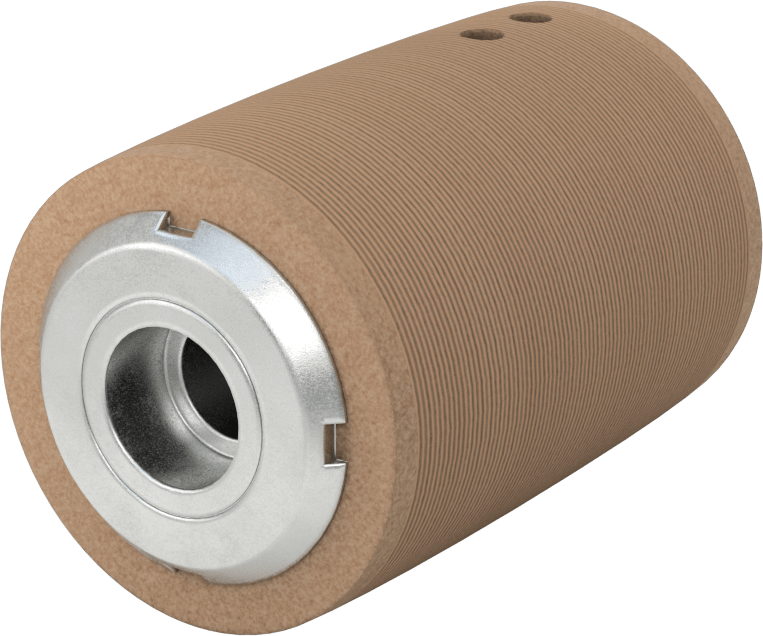 Pulley, for 2.5" Wide Flat Belt, 2" OD, for 1/2" Shaft Diameter
