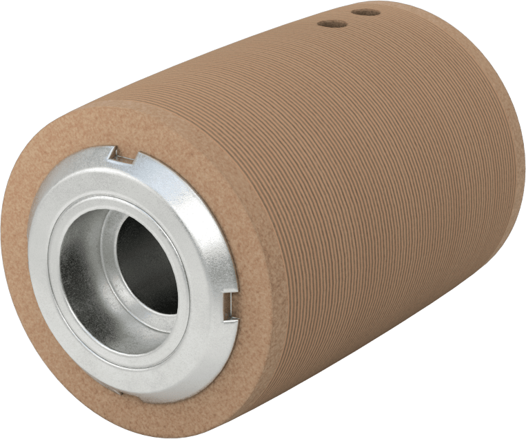 Pulley, for 2.5" Wide Flat Belt, 2" OD, for 5/8" Shaft Diameter