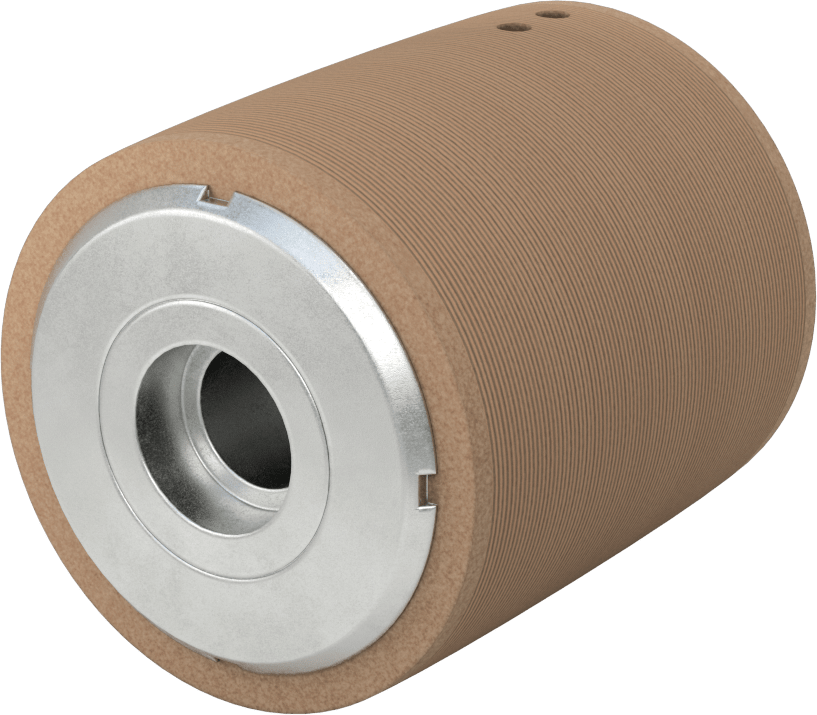 Pulley, for 3" Wide Flat Belt, 3" OD, for 3/4" Shaft Diameter