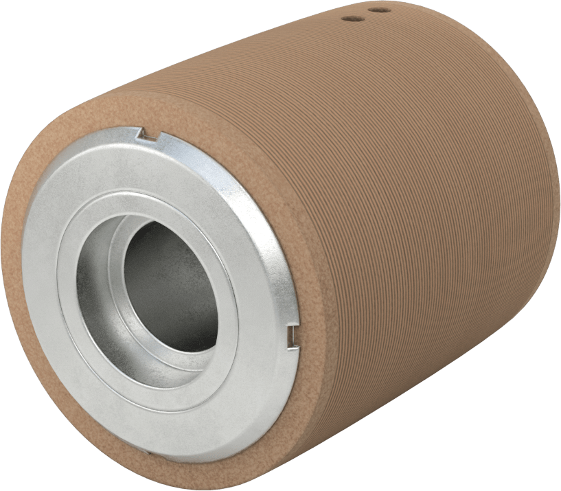 Pulley, for 3" Wide Flat Belt, 3" OD, for 1" Shaft Diameter