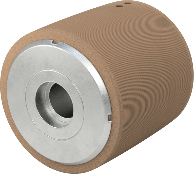 Pulley, for 3" Wide Flat Belt, 3.5" OD, for 7/8" Shaft Diameter