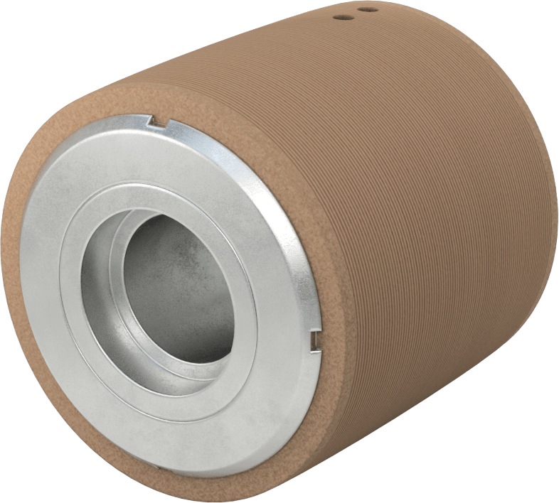 Pulley, for 3" Wide Flat Belt, 3.5" OD, for 1-1/4" Shaft Diameter
