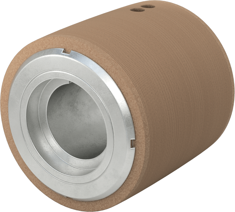 Pulley, for 3" Wide Flat Belt, 3.5" OD, for 1.5" Shaft Diameter