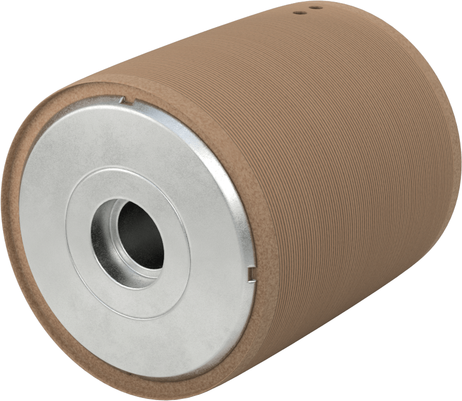 Pulley, for 4" Wide Flat Belt, 4" OD, for 7/8" Shaft Diameter