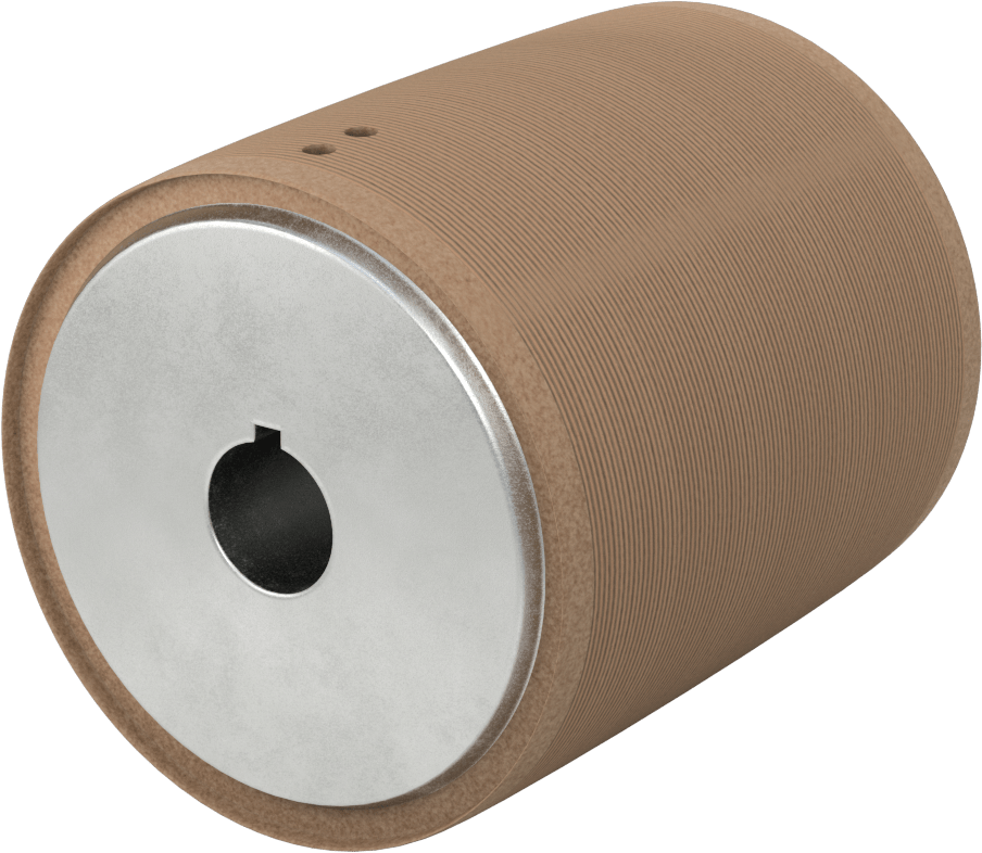 Pulley, for 4" Wide Flat Belt, 4" OD, for 7/8" Shaft Diameter