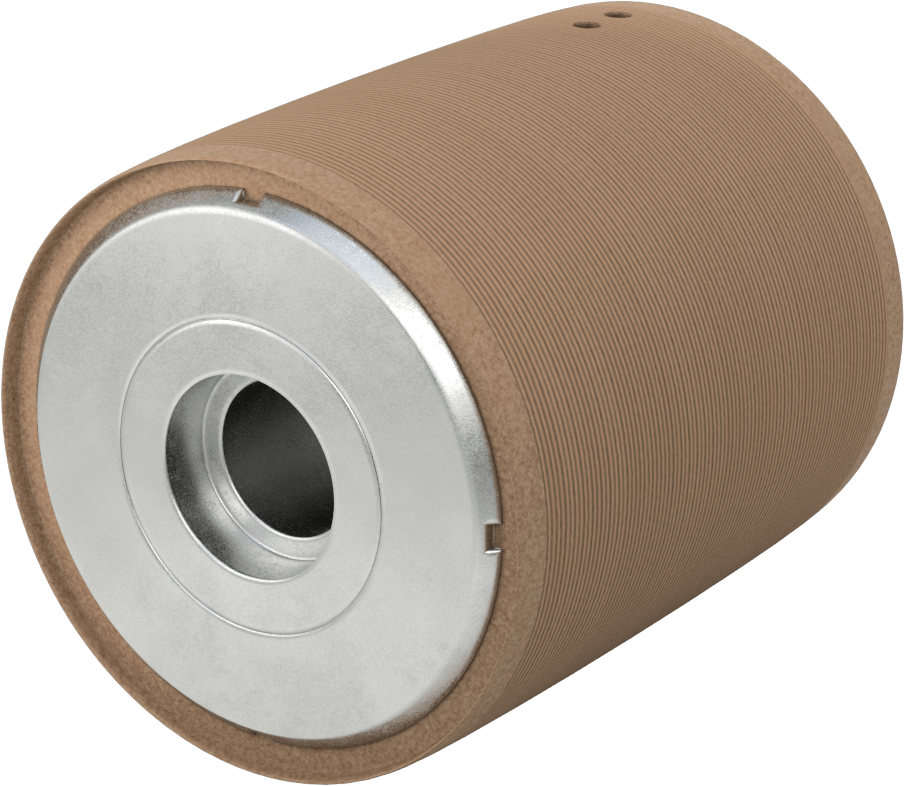Pulley, for 4" Wide Flat Belt, 4" OD, for 1" Shaft Diameter