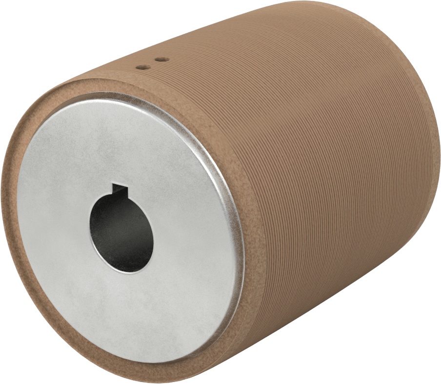 Pulley, for 4" Wide Flat Belt, 4" OD, for 1" Shaft Diameter