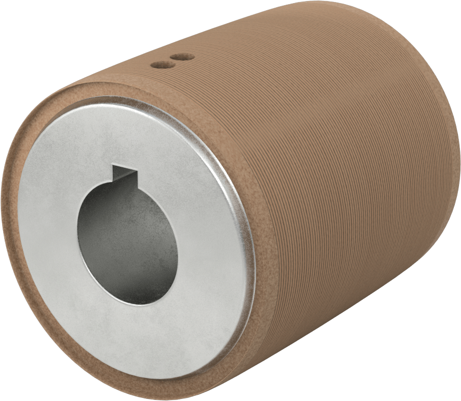 Pulley, for 4" Wide Flat Belt, 4" OD, for 1.5" Shaft Diameter