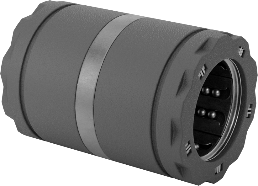 Yüksek Yük Bilyalı Lineer Rulman, Çelik Bilyeli Asetal, 30 mm Mil Çapı için, 68 mm Uzunluk