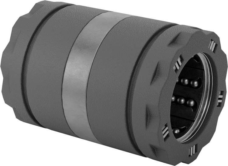 Yüksek Yük Bilyalı Lineer Rulman, Çelik Bilyeli Asetal, 20 mm Mil Çapı için, 42 mm Uzunluk