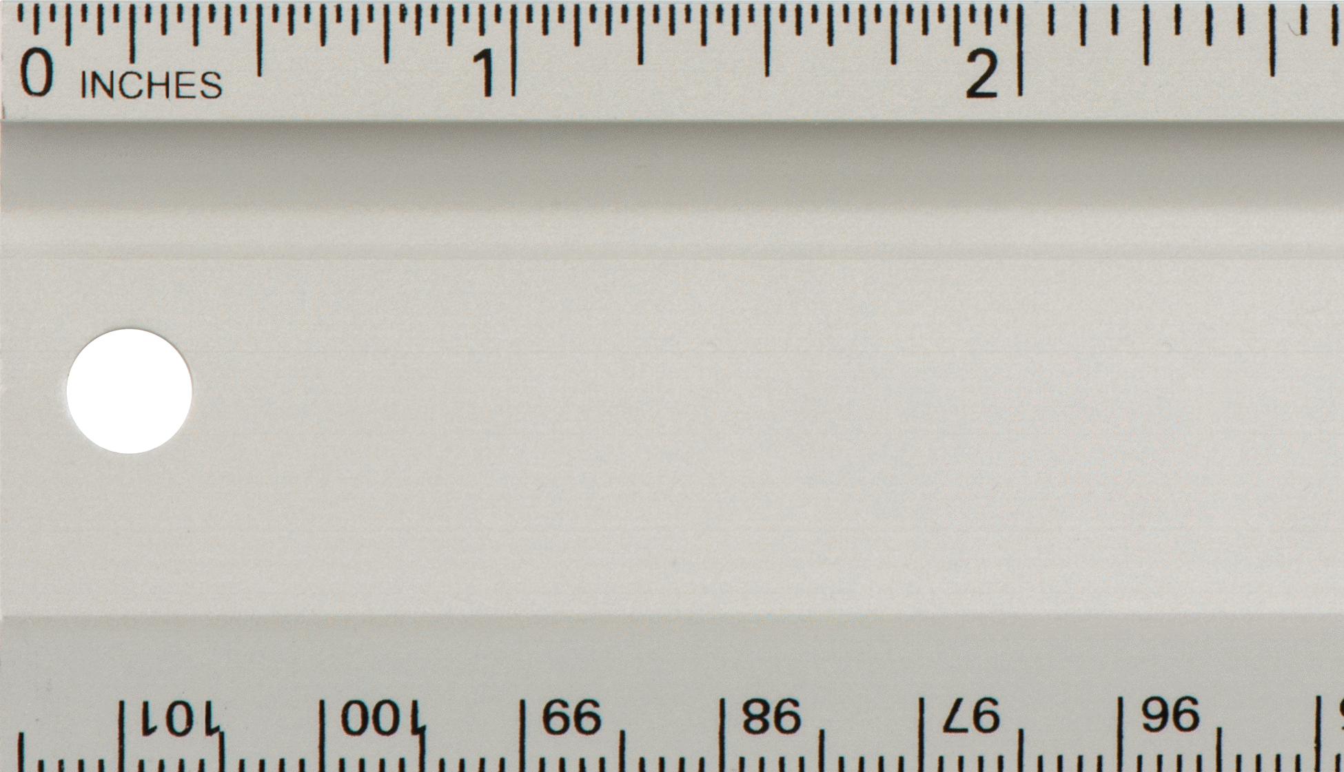 Kesim Cetveli, İnç - Soldan Sağa Okuma, 36" Uzunluk