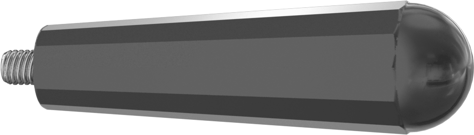 Plastik Konik Sap, 5/16“-18 Dişli 3/8” Uzun Saplamalı