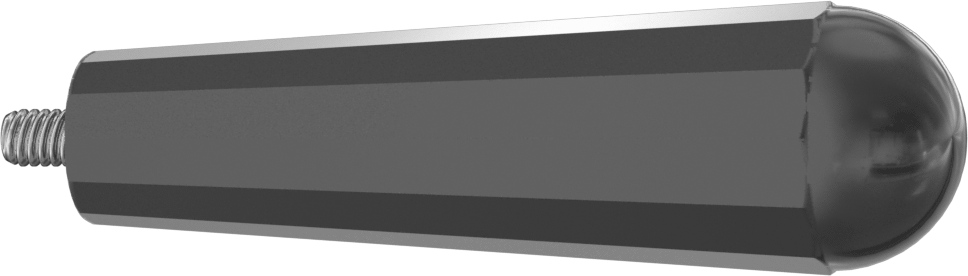 Plastik Konik Sap, 1/4“-20 Dişli 3/8” Uzunlukta Saplama