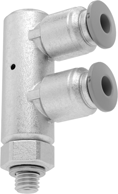 Güvenlik Kapatmalı Hava Yön Kontrol Vanası, 2 Port, 4 mm Boru Dış Çapı x M5 Diş