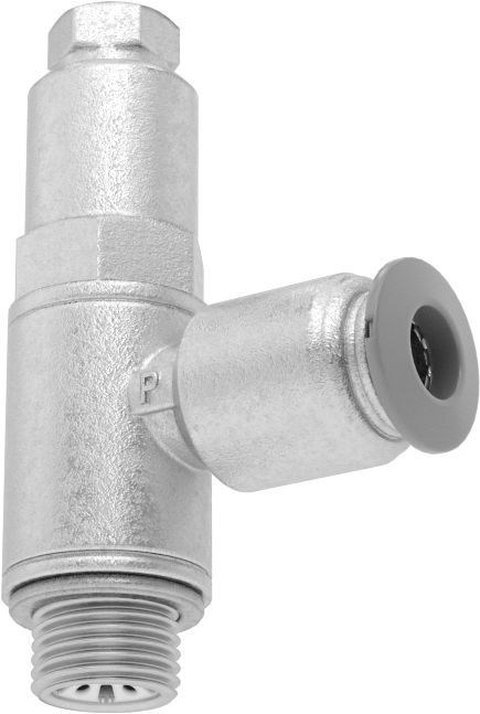 Güvenlik Kapatmalı Hava Yön Kontrol Vanası, 2 Port, 6 mm Boru Dış Çapı x 1/8 BSPP