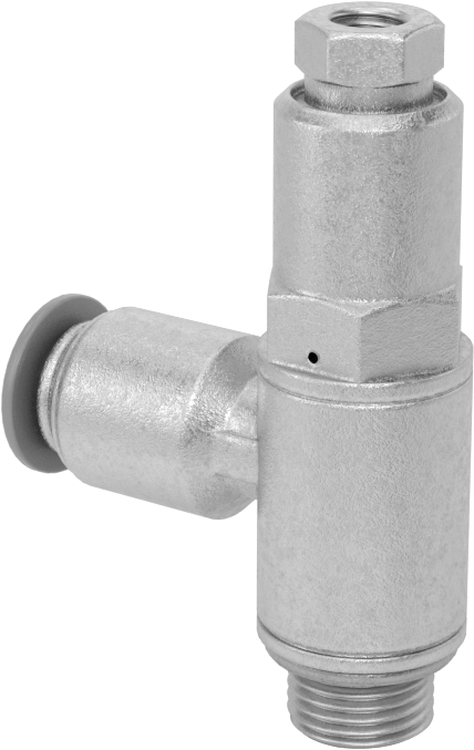 Güvenlik Kapatmalı Hava Yön Kontrol Vanası, 2 Port, 6 mm Boru Dış Çapı x 1/8 BSPP