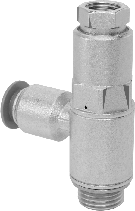 Güvenlik Kapatmalı Hava Yön Kontrol Vanası, 2 Port, 8 mm Boru Dış Çapı x 1/4 BSPP