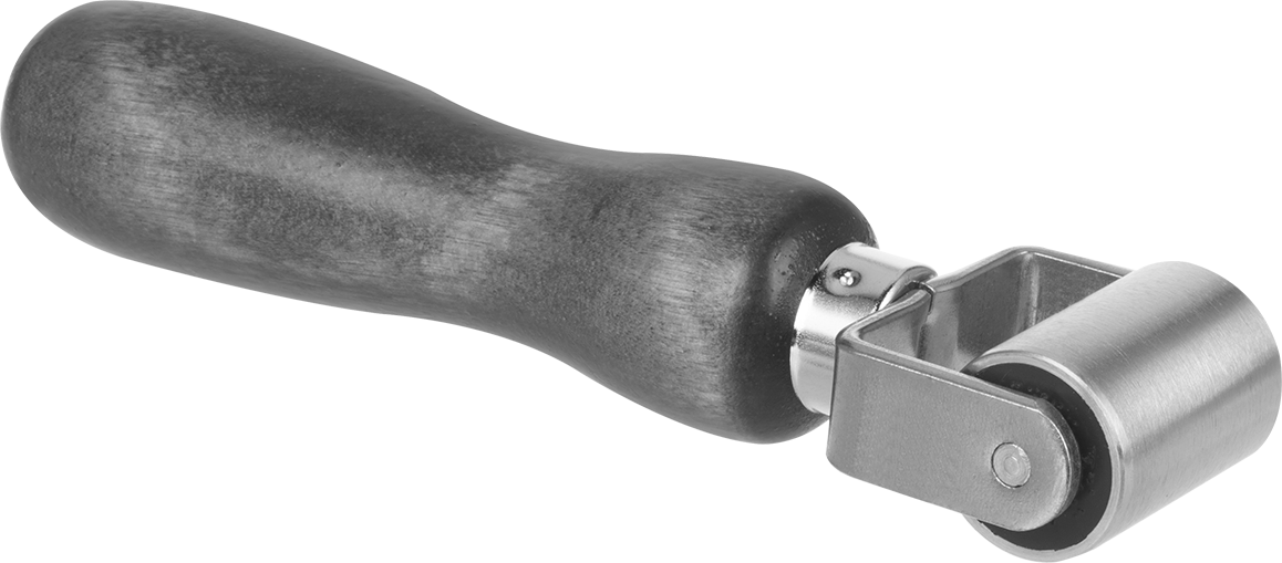 Round Stainless Steel Roller with Straight Handle