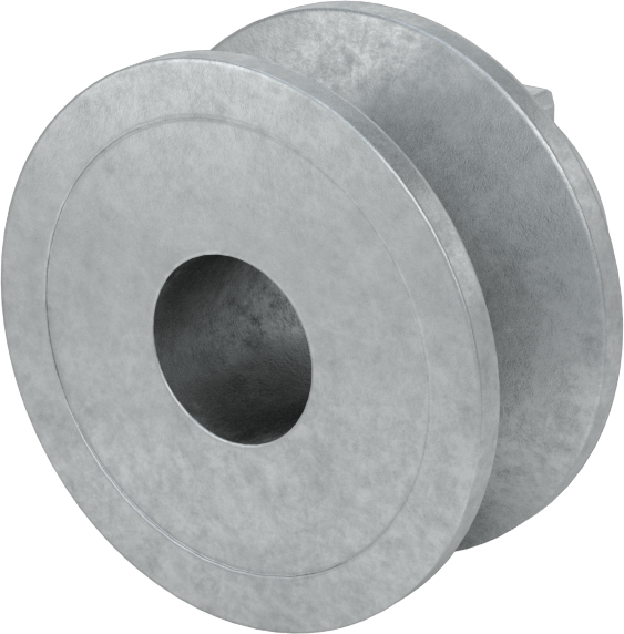 Tahrik Kasnağı, 4 L için, A V-Kayışları, 1.5" OD, 1/2" Mil Çapı için