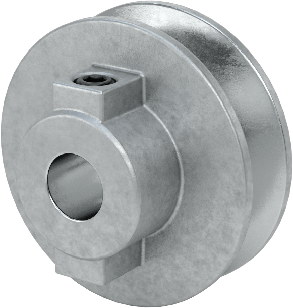 Tahrik Kasnağı, 4 L için, A V-Kayışları, 2.25" OD, 1/2" Mil Çapı için