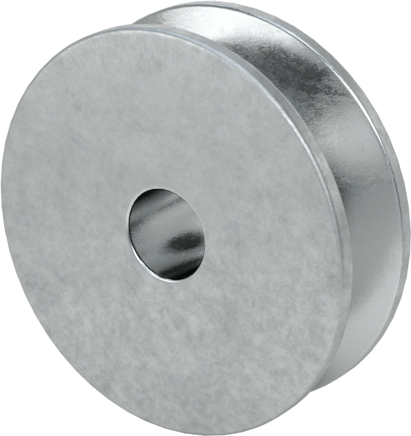 Tahrik Kasnağı, 4 L için, A V-Kayışları, 2.25" OD, 1/2" Mil Çapı için
