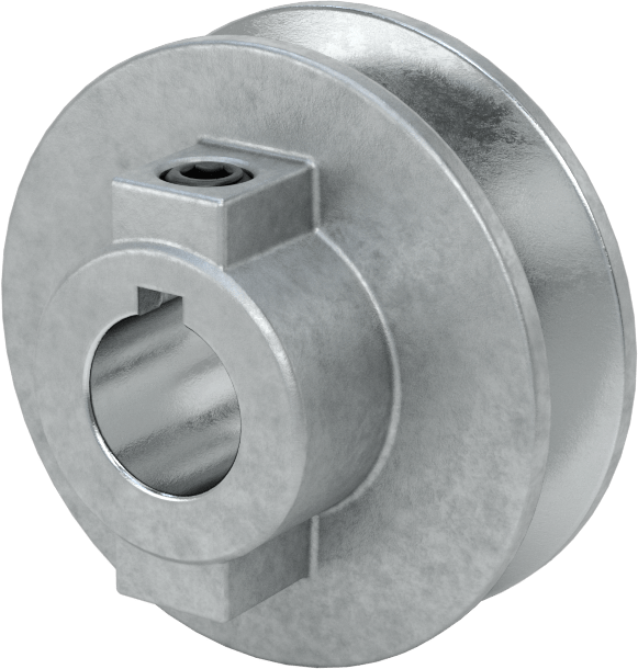 Tahrik Kasnağı, 4 L için, A V-Kayışları, 2.25" OD, 5/8" Mil Çapı için