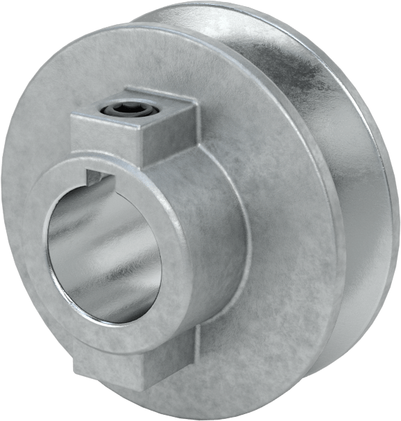Tahrik Kasnağı, 4 L için, A V-Kayışları, 2.25" OD, 3/4" Mil Çapı için